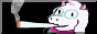 Ralsei chuffing back a fat one 420 blazeit