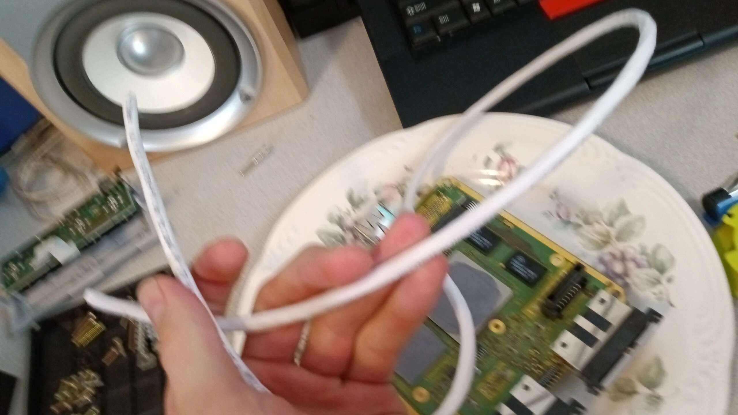 The CAT6 cable in question