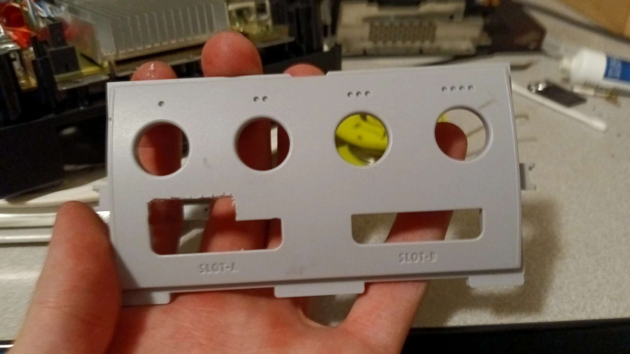 The hole again, but a little wider