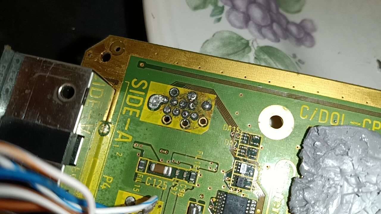 Wires no longer soldered to SP2