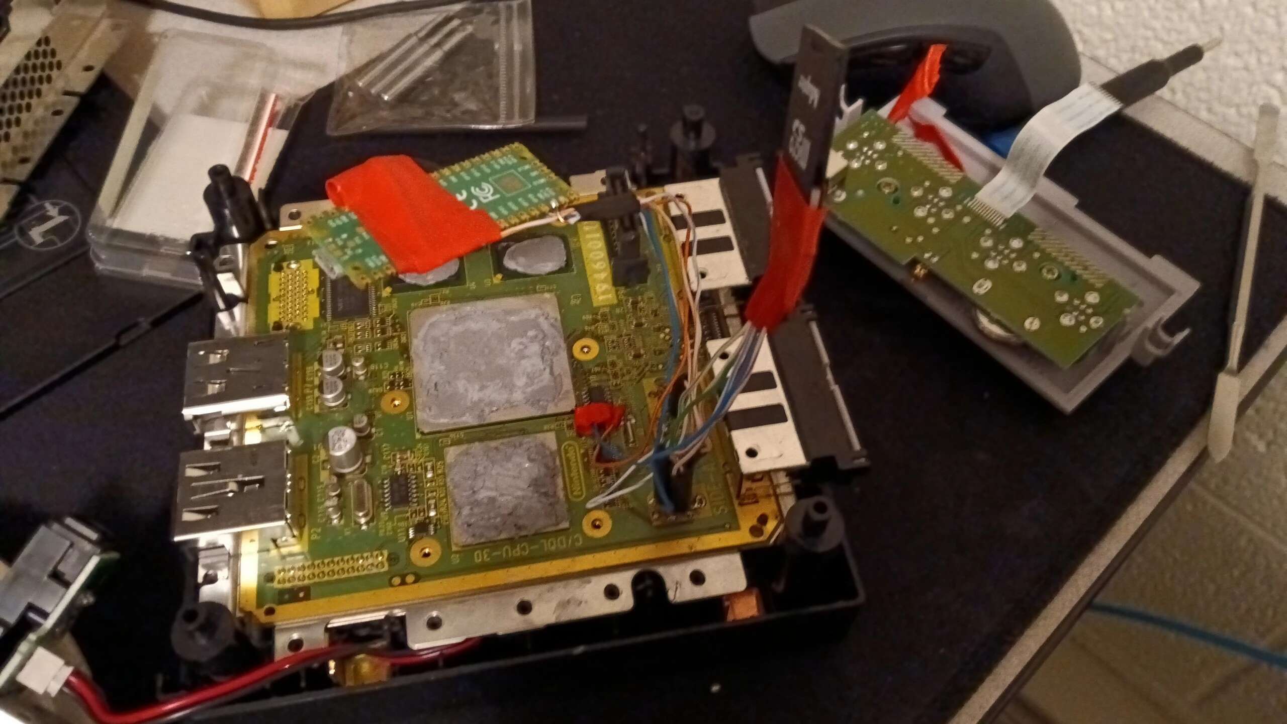 Last photo of the board alive.