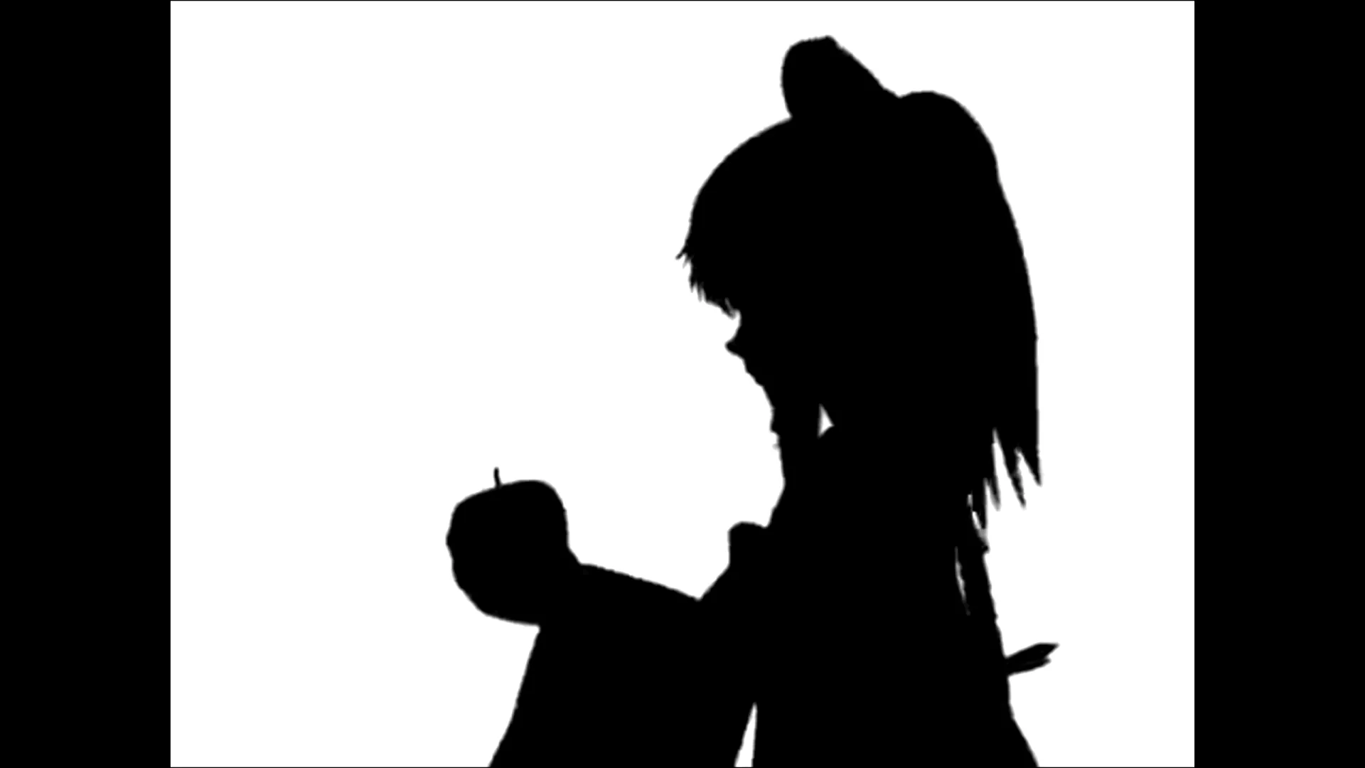 Frame from Bad Apple music video