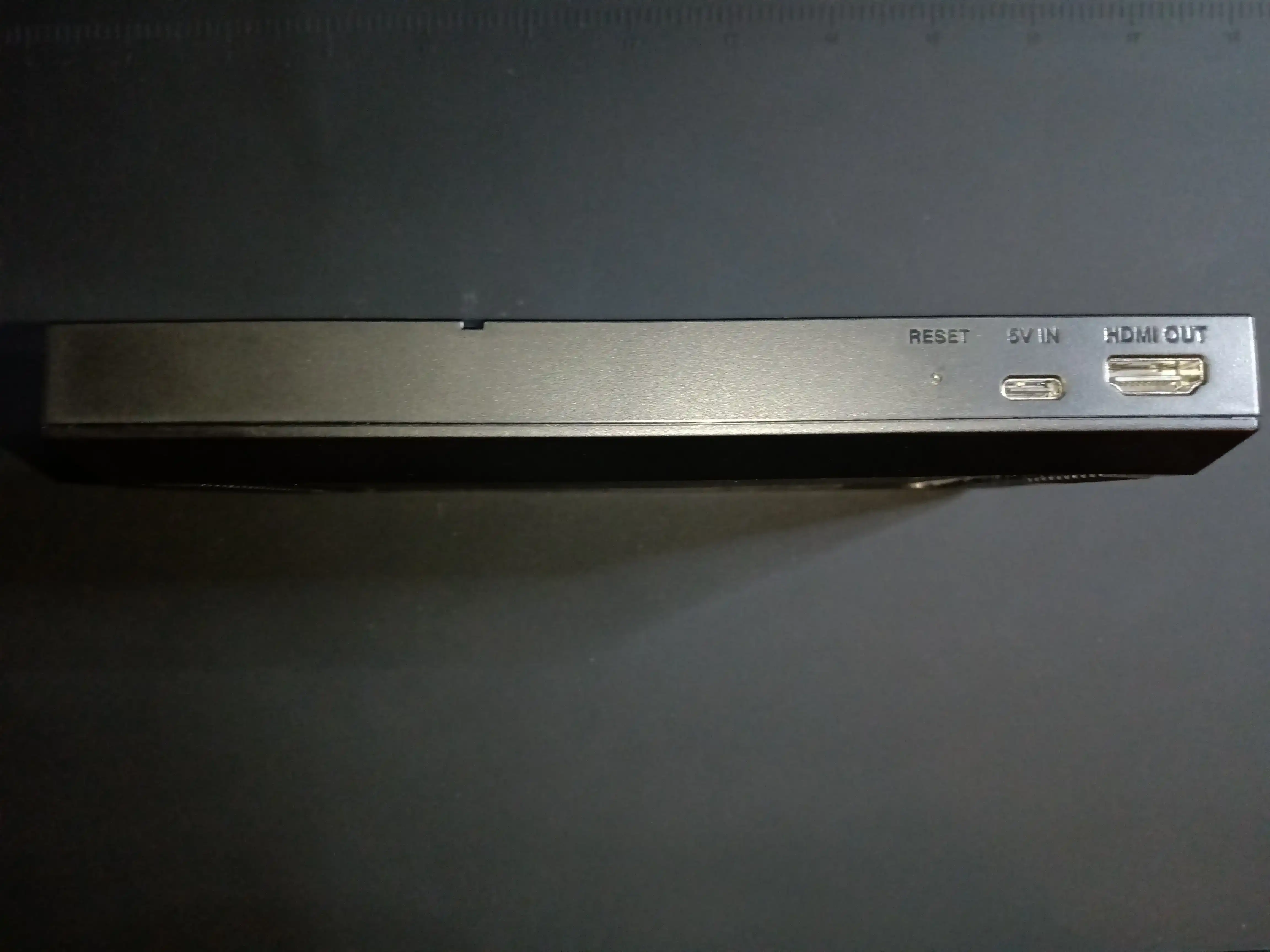 Rear of the console.